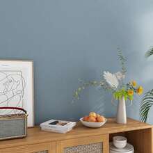 1 Roll Solid Color Minimalist Wallpaper, Matte Surface, Self-Adhesive Wallpaper, Peel And Stick Contact Paper, Suitable For Countertop, Cabinet, Wardrobe And Other Home Decor - Matte - View 8