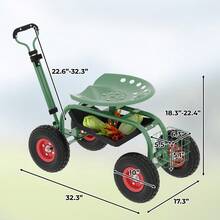 Garden Carts - Green - View 7
