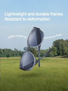 Beneunder Boston Frame 可折疊近視時尚眼鏡 FD011 - 深灰色 - 查看 4