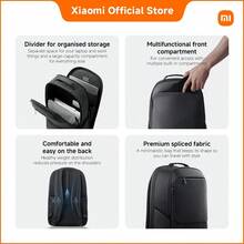Xiaomi Business Backpack – 30L Large Capacity Laptop Bag With Water-Resistant Polyester Material, 1100g Lightweight Travel & Work Backpack For Office, School, Commuting - Black - View 2