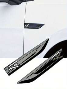 2pcs R-Blade Leaf Emblem Sticker For Golf 7 8 GOLF GTI Decoration Side Emblem Decal - A - View 8