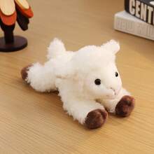 1pc Cute Cartoon Lamb Plush Doll, Soft Skin-Friendly 3D Little Goat Sofa Pillow For Living Room, Bedroom, Bay Window Decor, Gift For Best Friend Birthday, Photo Prop, Home Decor, Mother's Day, Halloween, Children's Day Gift - Multicolor - View 15