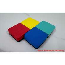 1/4/8pcs Magnetic Whiteboard Erasers, Suitable For Home, School And Office, Back To School - Multicolor - View 10