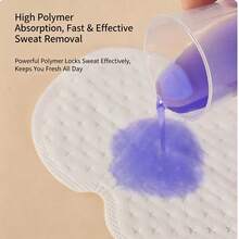 150pcs Women's Disposable Underarm Sweat Pads, Ultra-Thin Invisible Anti-Sweat Underarm Patches, Portable Odor-Proof Pads, Suitable For Daily Wear In Summer - Classic - View 5
