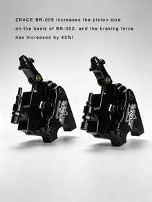 ZRACE BR-005 Cable-Actuated Hydraulic Disc Brake Black Enlarged Piston For Road Cyclo-Cross CX Bike - Black - View 6