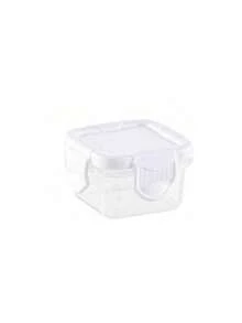 Juego de contenedores pequeños para almacenamiento de alimentos, cajas de almuerzo, cajas selladas para refrigerador, cajas de almacenamiento rectangulares de plástico selladas, contenedores pequeños de alimentos, frascos de especias multifuncionales, material de plástico de 2 oz con tapas - Multicolor - Ver 15