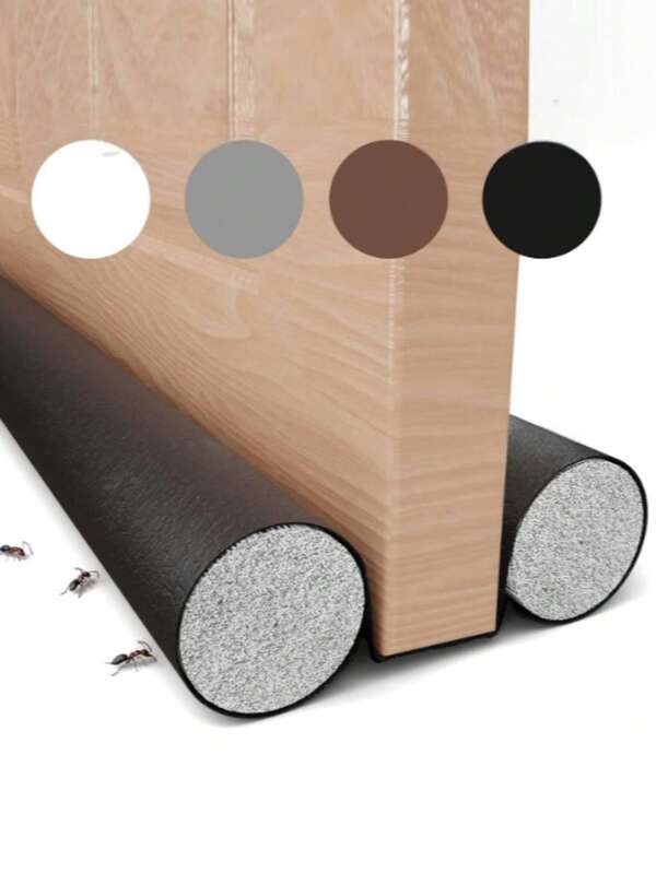 1pc, Door Seam Sealing Strip Soundproof, Windproof, Thermal, Insect-Proof And Dustproof Leather Sealing Strip At The Bottom Of The Door