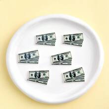 Fashionable Hip Hop Dollar Bill Pendant, Suitable For DIY Jewelry, Earrings, Necklaces, Bracelets, Bag Charms, Keychains, Perfect For Summer Beach Vacation Accessories And Back To School Gifts - Multicolor - View 9