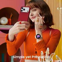 Liquid Silicone 3-Layer Full Coverage Soft Gel Rubber Phone Case Compatible With IPhone 17 Pro 17 Pro Max 17, Fresh Summer Color, Shockproof Protective Shell With Anti-Scratch Microfiber Lining, Compatible With IPhone 13 11 16 Pro Max 15 14 Plus 12 Mini XS Max 7 8 Plus - Chinese Red - View 10