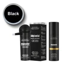 Adglamful 30g Large Capacity Nozzle Hair Fiber Powder With 120ml Styling Lock Spray 2-In-1 Set, Natural Scalp Fit For Thick Hair Volume, Matching Styling Water Strong Hold Anti-Sweat Anti-Fly Powder, Quick Hair Filling And Styling Portable Combo Set - Hair Styling Kit - View 9
