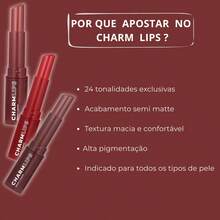 Batom Charm Lips RubyRose Semi Matte Cor Intensa - CL03 - Visão 5