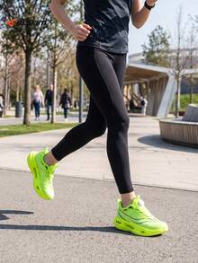 EDIXIM Women's 2026 Summer New Breathable Mesh Running Shoes, Lightweight Soft Sole Shock-Absorbing Road Running Shoes - Fluorescent Green - View 4