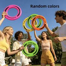 2PCS/4PCS Hollow Flying Rings (Disc-Shaped), Durable Polypropylene Frisbees-Lightweight And Easy To Carry, Resistant To Outdoor Drops And Wear, Available In Four Colors, Perfect For Outdoor Sports And Games,Yard Games - Multicolor - View 2