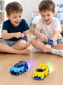 Children's Mini Watch-Style Remote Control Alloy Racing Car Toy, Sensory Toy, Montessori Toy, Game, Children's Racing Car, Boys Toy, Car, Toy, Toy Car, Car - 彩色 - 查看 1