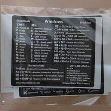 3 piezas/Set Pegatinas de atajos de teclado de computadora, pegatinas para portátil, teclas de atajos de Windows&Shortcut, teclas de atajos de Word&Excel, impermeables & reutilizables - Multicolor - Ver 6