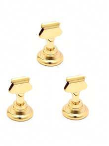 1/3/6 Piezas Soportes para Números de Mesa, Soportes de Tarjetas de Lugar de Metal Dorado Premium, Soportes de Tarjetas de Decoración de Mesa para Bodas y Fiestas - oro - Ver 3