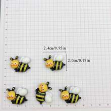 15pcs Assorted Original DIY Bee Pendant Set For Earrings, Keychains, Bracelets, Resin Craft Accessories Decoration Patch Material Kit (Aged 14+) - Multicolor - View 5