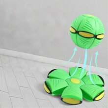 1pc Transformable Bouncing Ball, Party Game Gift, Flying Disc Ball, Outdoor Garden Beach Sports, Suitable For Adult Halloween/Christmas/Thanksgiving Party Games - Gift - Multicolor - View 3