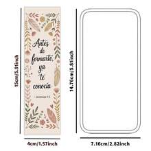 30pcs Inspirational Spanish Bible Verse Bookmarks Floral Christian Scripture Quote Bookmarks Faith Bookmarks Reading Decoration Cards Suitable For Readers, Women And Men Religious Gifts - Multicolor - View 2