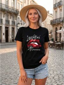 Women T-Shirts - 黑色 - 查看 2