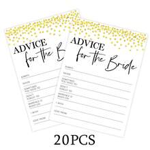 Permainan Kartu Saran Aksesori Bridal Shower untuk Calon Pengantin, Desain Mewah dengan Templat Tercetak, Cocok untuk Pesta Lajang dan Bridal Shower, Permainan Kartu Berkat untuk Calon Pengantin, Suvenir Pesta Pernikahan, Aktivitas Permainan Pesta - A - View 10