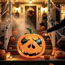 Tiup Besar Berbentuk Hantu Jahat, Dekorasi Halloween Tiup PVC Besar, Dekorasi Halaman Tiup Wajah Tengkorak Menakutkan untuk Pesta Halloween di Luar Ruangan, Taman, dan Halaman Rumput - MultiWarna - View 3