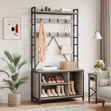 Storage Benches - Grey - View 2