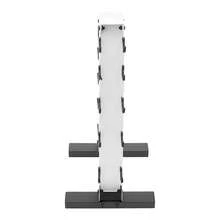 Porta bilancieri, porta bilancieri a cavalletto, porta bilancieri in acciaio a 5 livelli, supporto per pesi per palestra domestica - Bianco - Visualizzare 10