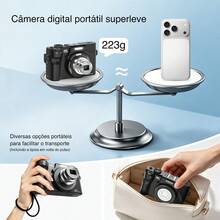 4K Digital Camera (For Professional Photography), 12x Optical Zoom, 75MP Auto Focus, Supports WiFi Network Camera Function, Equipped With 3-Inch Ultra-HD Display, Ideal For Travel And Video Blogging - View 9