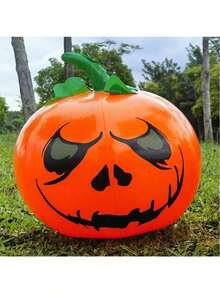 Tiup Besar Berbentuk Hantu Jahat, Dekorasi Halloween Tiup PVC Besar, Dekorasi Halaman Tiup Wajah Tengkorak Menakutkan untuk Pesta Halloween di Luar Ruangan, Taman, dan Halaman Rumput - MultiWarna - View 12
