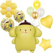 New Theme Children's Birthday Party Decoration Balloon Set, Includes Melody, Pink, Suitable For Birthday Party, Theme Party, Holiday Party, Graduation Party, School Opening Party And Christmas - Multicolor - View 6