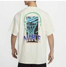 Nike New Men's Casual Sports Running Loose Lightweight Comfortable Short Sleeve T-Shirt FZ8094-113 - Champagne - View 3