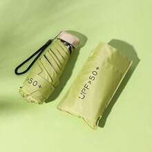 1pc Gold Handle Capsule Compact Portable Fashionable Women's Sun & Rain Umbrella For Outdoor Travel - Jinbing Capsules - View 16