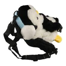 Mochila de Peluche deüino para Niños, Estilo JK, Doble Uso, Gran Capacidad, Linda Bolsa Cruzada con Forma de Animal para Niñas - Gato - Ver 9