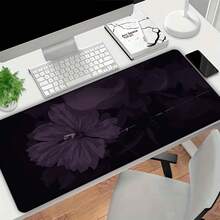 1 X Extra-Large Mouse Pad-"Midnight Blossoms" (Deep Purple Tones); Made Of Rubber With Precision Stitched Edges. Suitable For Gaming And Office Use, As Well As For Gifting Or Decoration. - Mouse Pad - View 4