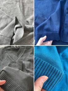 Boys' V-Neck Sweater – Basic And Comfortable. - Nhiều màu - Xem 3