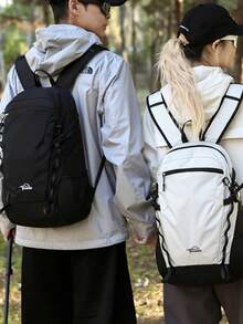 1件中性款20L尼龍登山背包，輕量防水旅行日用包，適用露營與徒步旅行 - 彩色 - 查看 9
