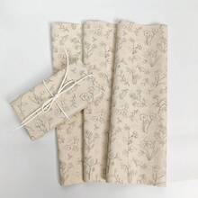 Floral Pattern Semi-Transparent Tissue Paper - Wax Coated, 20x14 Inches, Suitable For Christmas Decoration, Wedding, Valentine's Day, Birthday Gifts, Bouquet Wrapping, Party Gifts, Gift Wrapping Supplies | Decorative Tissue Paper | Wax Coated Paper, Gift Wrapping Supplies, Tissue Paper, Tissue Paper/Halloween Wrapping Paper, Gift Wrapping Paper, Christmas Tissue Paper/Christmas Wrapping Paper - Multicolor - View 1