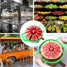 1pc Creative Watermelon Slicer, Stainless Steel Watermelon Cutter, Reusable Fruit Slicer, Kitchen Gadget, Kitchen Utensil Accessory - Multicolor - View 10