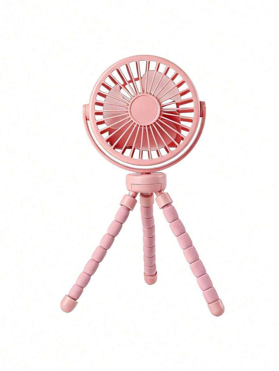 Baby Stroller Cooling Fans - Rose Red - View 1