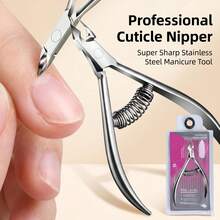 1pc Professional Stainless Steel Curved Nail Clipper, Manicure & Pedicure Tool, Dead Skin Trimmer - Multiple Styles a - View 2
