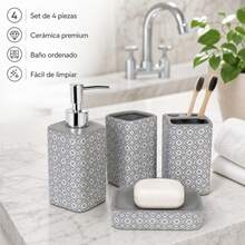 Toilettenartikel-Set - Grau - Übersicht 4