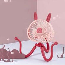 Baby Stroller Cooling Fans - C64-pink - View 3