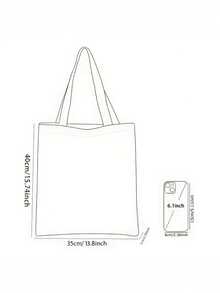 Custom Photo & Text Tote Bag – Personalized Reusable Shoulder Shopping Bag, Foldable Design (Polyester, Multiple Colors) - Multicolor - View 9