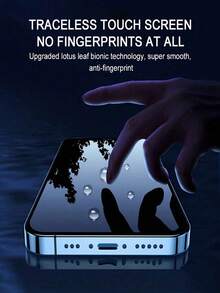BOLLYMORE 2pcs Matte Privacy Screen Protector, Compatible With IPhone [Ceramic Matte, Compatible With IPhone 17 Pro Max/17/17 Pro/16/16 Plus/16 Pro/16 Pro Max/15/15 Pro/15 Plus/15 Pro Max/14/13/12/11. Birthday Gift, Suitable For Family And Friends Privacy Screen Protector. - 2pcs - View 3