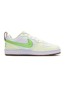 Nike COURT BOROUGH LOW RECR BG GCEL Youth Sports Shoes, Retro Low-Top Casual Skate Shoes, Green, IV2860-131 - Green/White - View 2