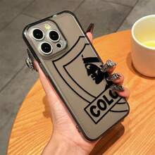 1 buah Casing Ponsel Kreatif Logo Tim Corocoro Kompatibel dengan Apple 17 16 15 14 13 12 11 Pro Max X XR XSMAX 8 7 Plus Anti-Jatuh Pelindung Belakang Matte - MultiWarna - View 3