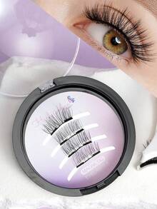 Natural Soft Magnetic False Eyelashes, Portable For Daily Commute And Date Wear - View 5