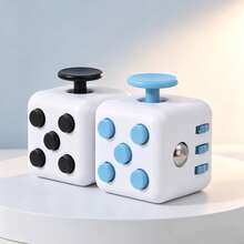 1 Set 6-Sided Starry Sky Multi-Color Stress Relief Anti-Anxiety Handheld Fidget Toy For ADHD Autism Sensory Birthday Party Gift - View 18
