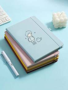 Personalized Customized 2026 New A5 Notebook With Rope, Fashion Office Journal, Minimalist Hardcover Diary, Loose-Leaf Book, Niche Design, Back To School And Graduation Season Gift - Multicolor - View 2